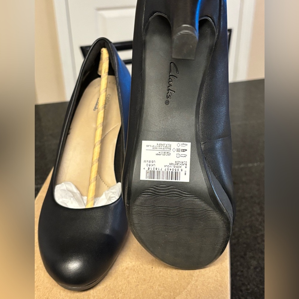 New In Box! Elegant Black Clark’s Women's Heels 👠! So Nice! 😊 - Picture 2 of 6